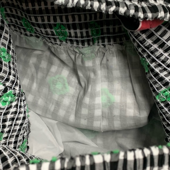 KATE SPADE Gingham Voile SMOCKED DRESS! - Picture 6 of 12